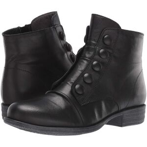 Miz Mooz Louise ankle leather boots in Black, size 11